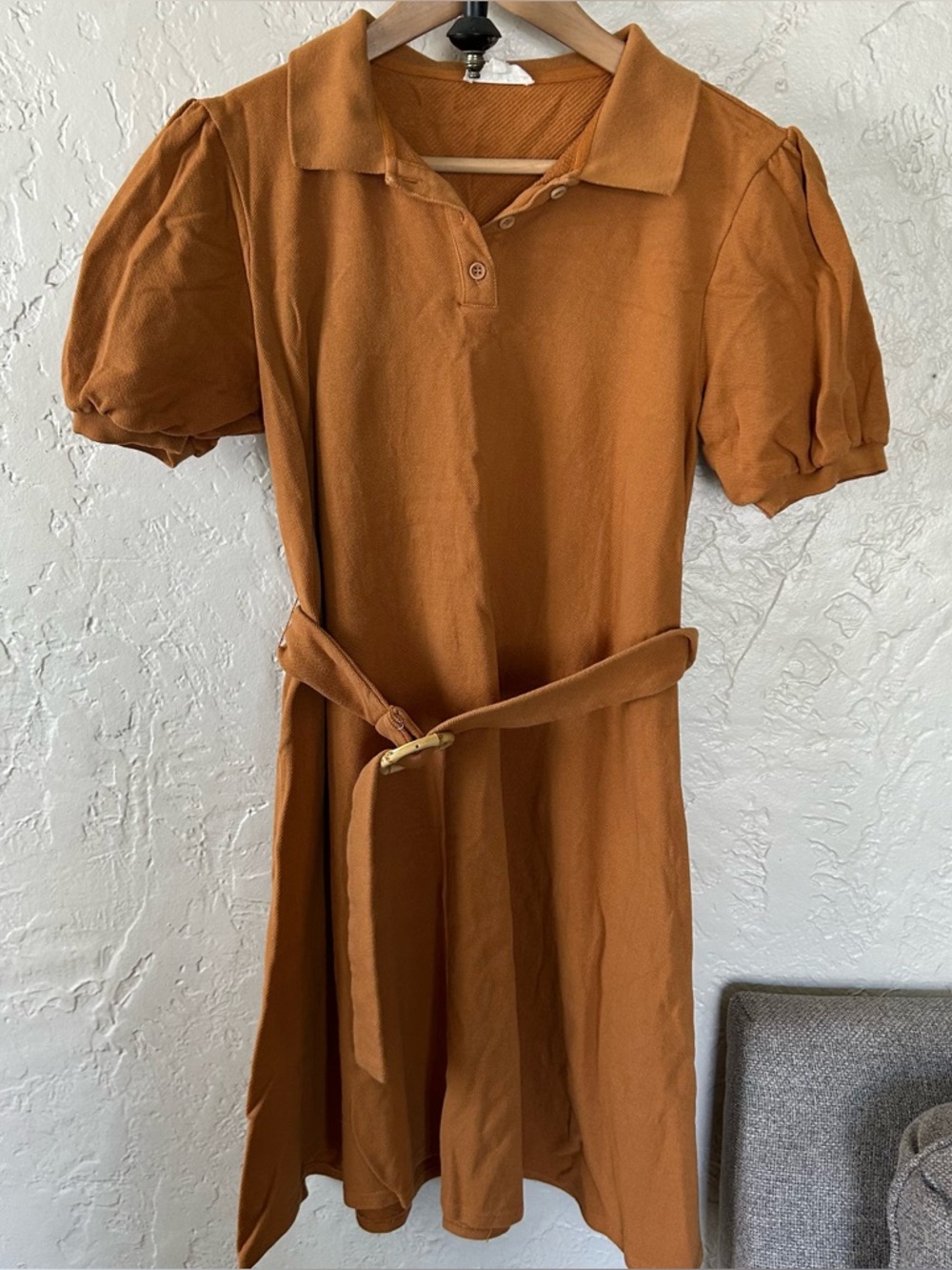 Roolee Collared Button Up Midi Dress